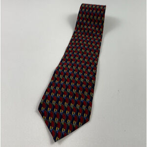 J Garcia 100% Silk Fine Collection Multicolor Neck Tie NWOT